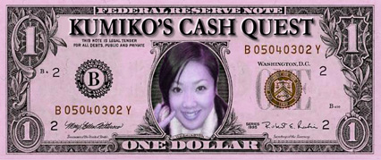 Make money online with Kumiko’s Cash Quest